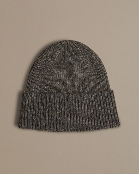 Unisex Donegal Beanie | Grey Fleck by Rove