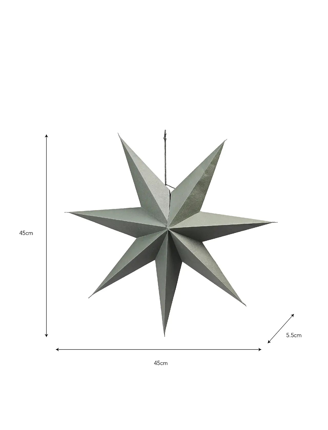 Festive Star - Made from up-cycled cotton paper