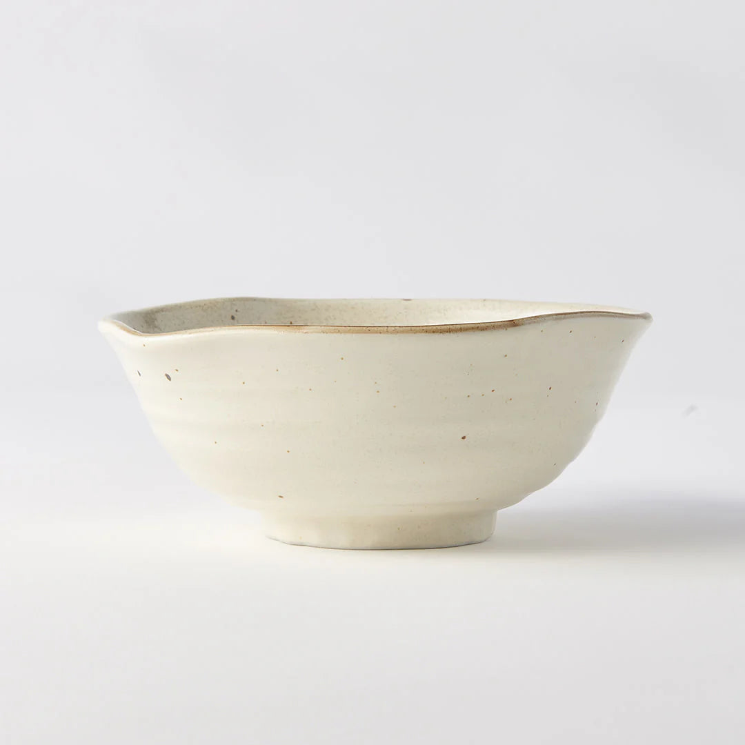 Spiral Sand organic bowl 18cm - Made In Japan