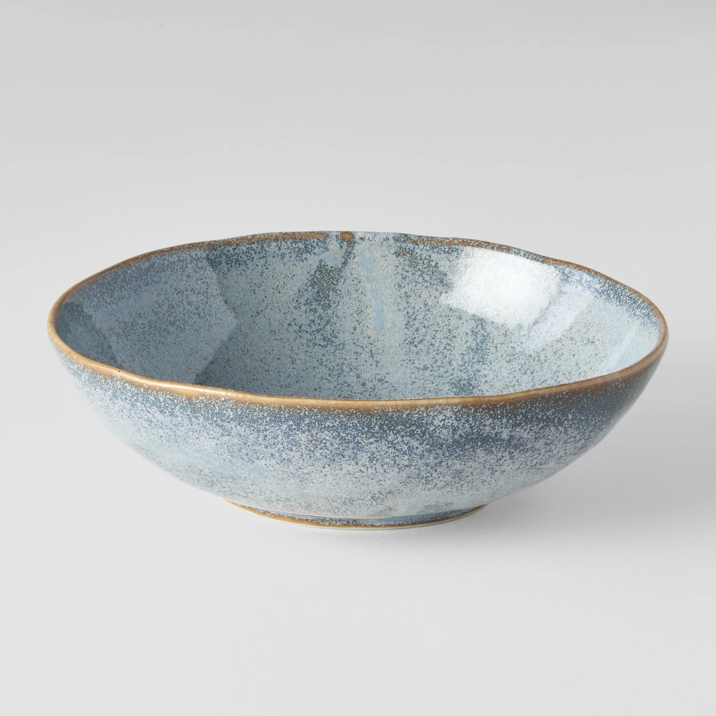 Steel Grey Oval Bowl 17cm - Made in Japan