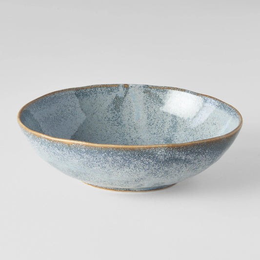 Steel Grey Oval Bowl 17cm - Made in Japan