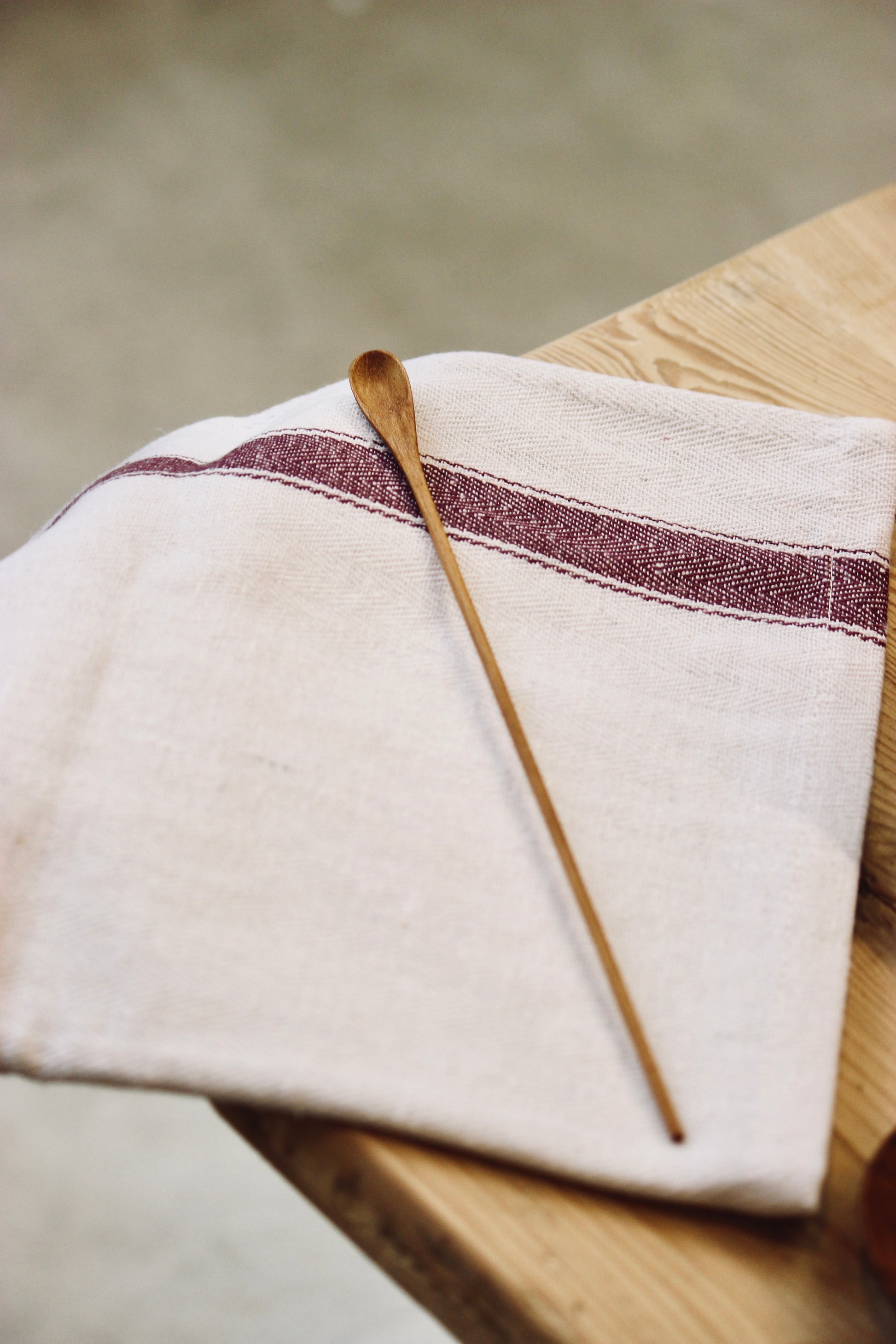 Stirring Spoon Made From Waste Teak Wood Sustainably and ethically made
