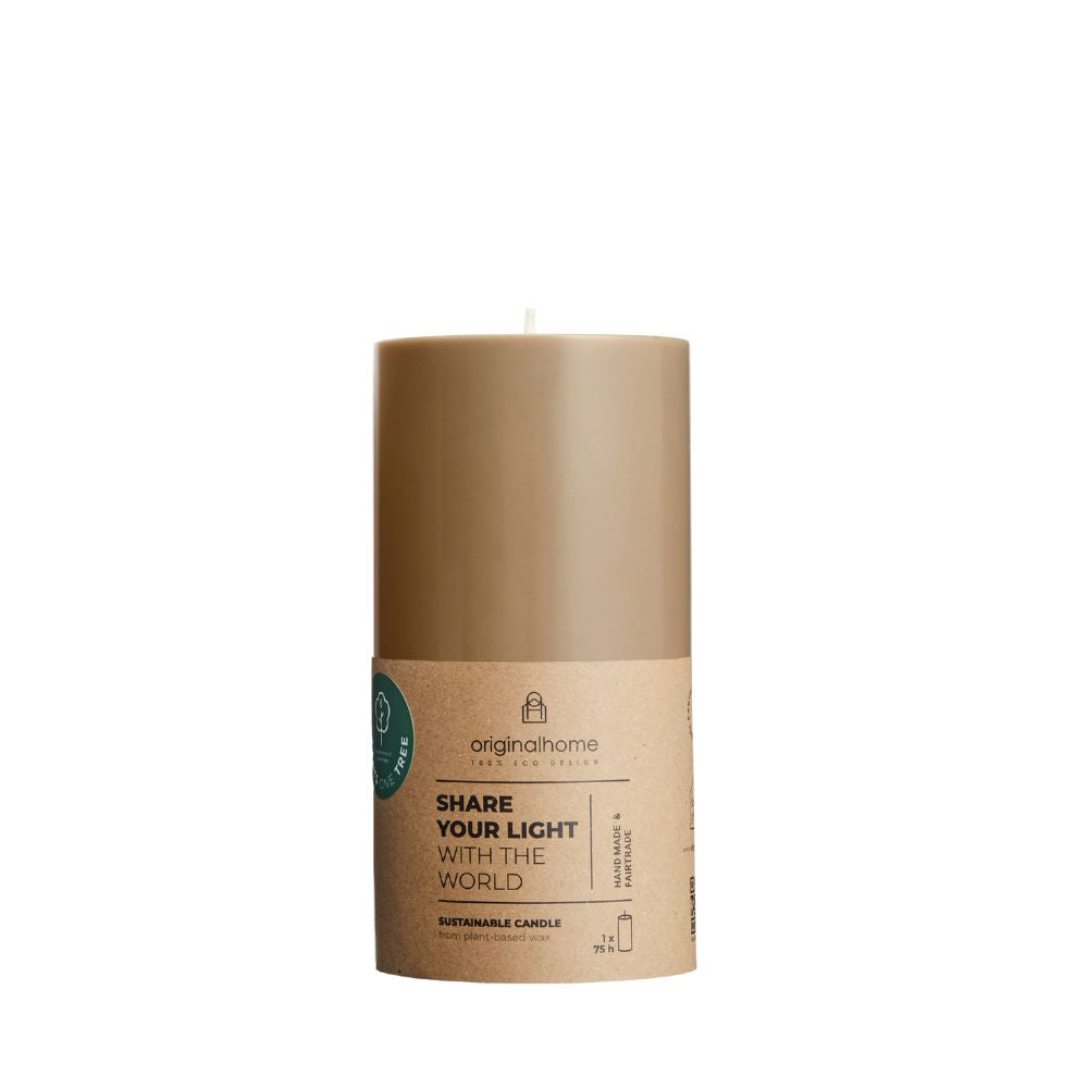 Plant-Based Pillar Candle