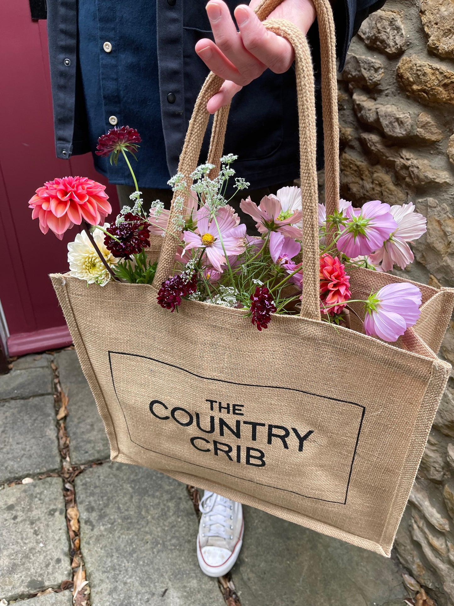The Country Crib Large Natural Jute Bag