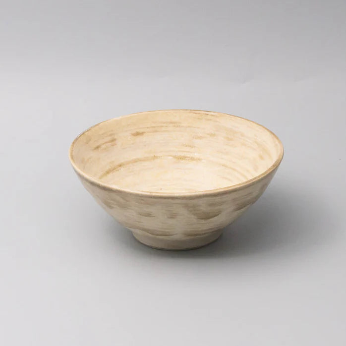 Washed Sandstone Udon Bowl 17cm - Made in Japan