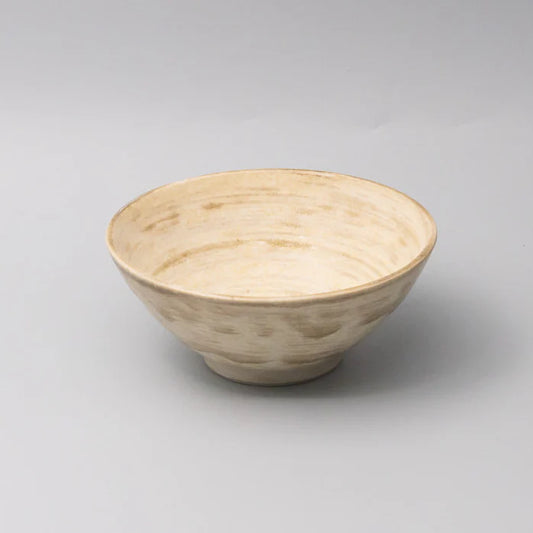 Washed Sandstone Udon Bowl 17cm - Made in Japan