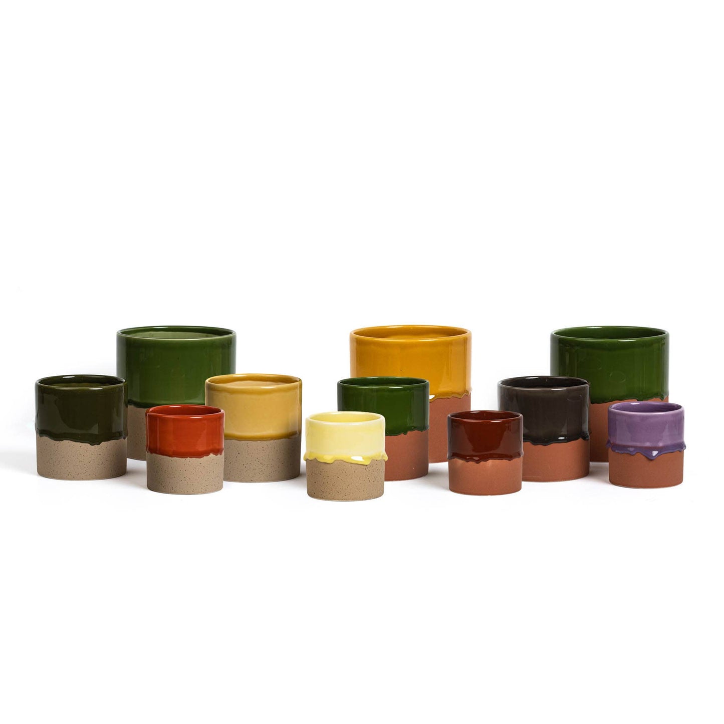 Drip Ceramic Planter Large - Honey T by YOD&CO