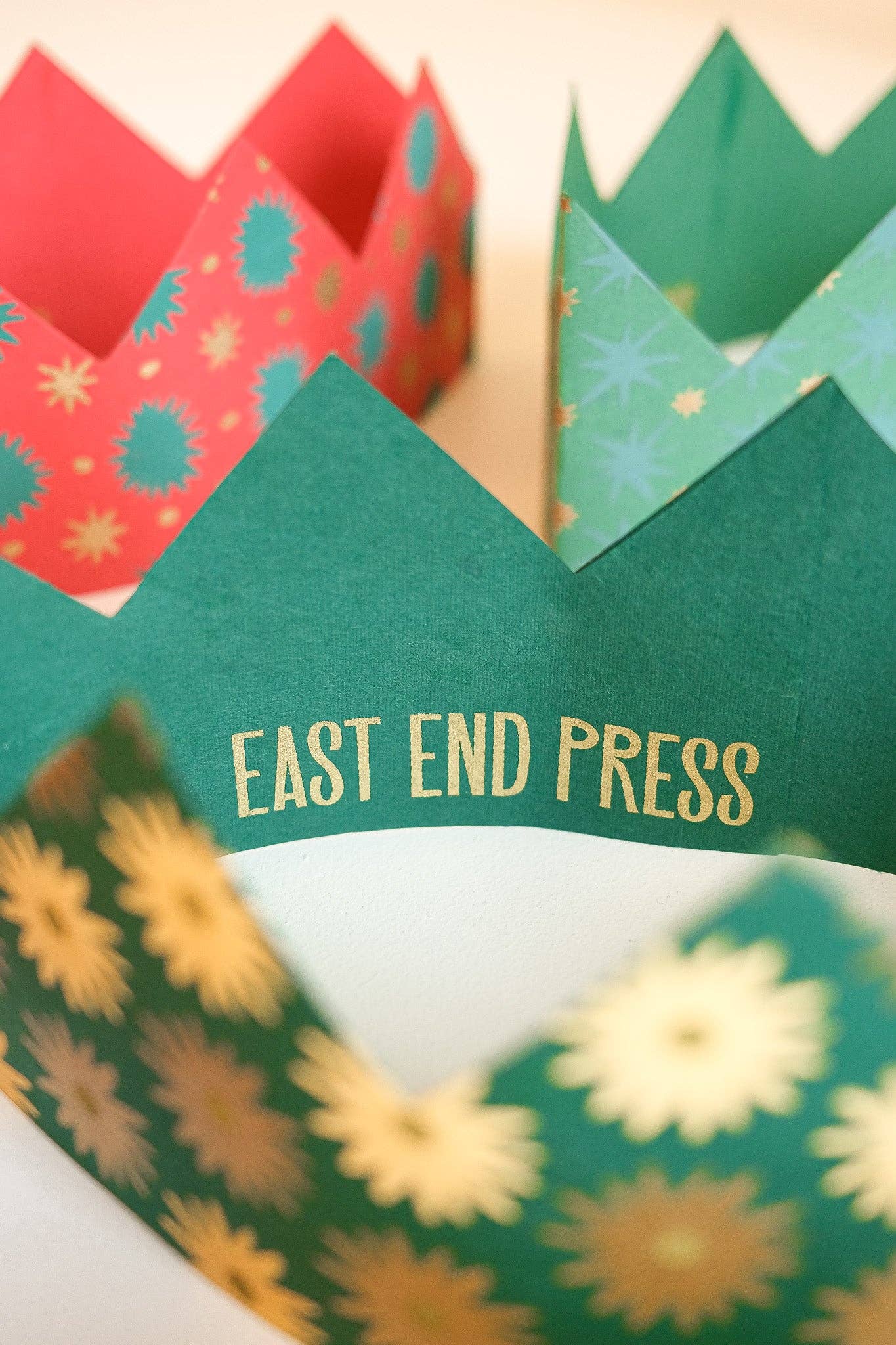 Festive Paper Crowns by East End Press