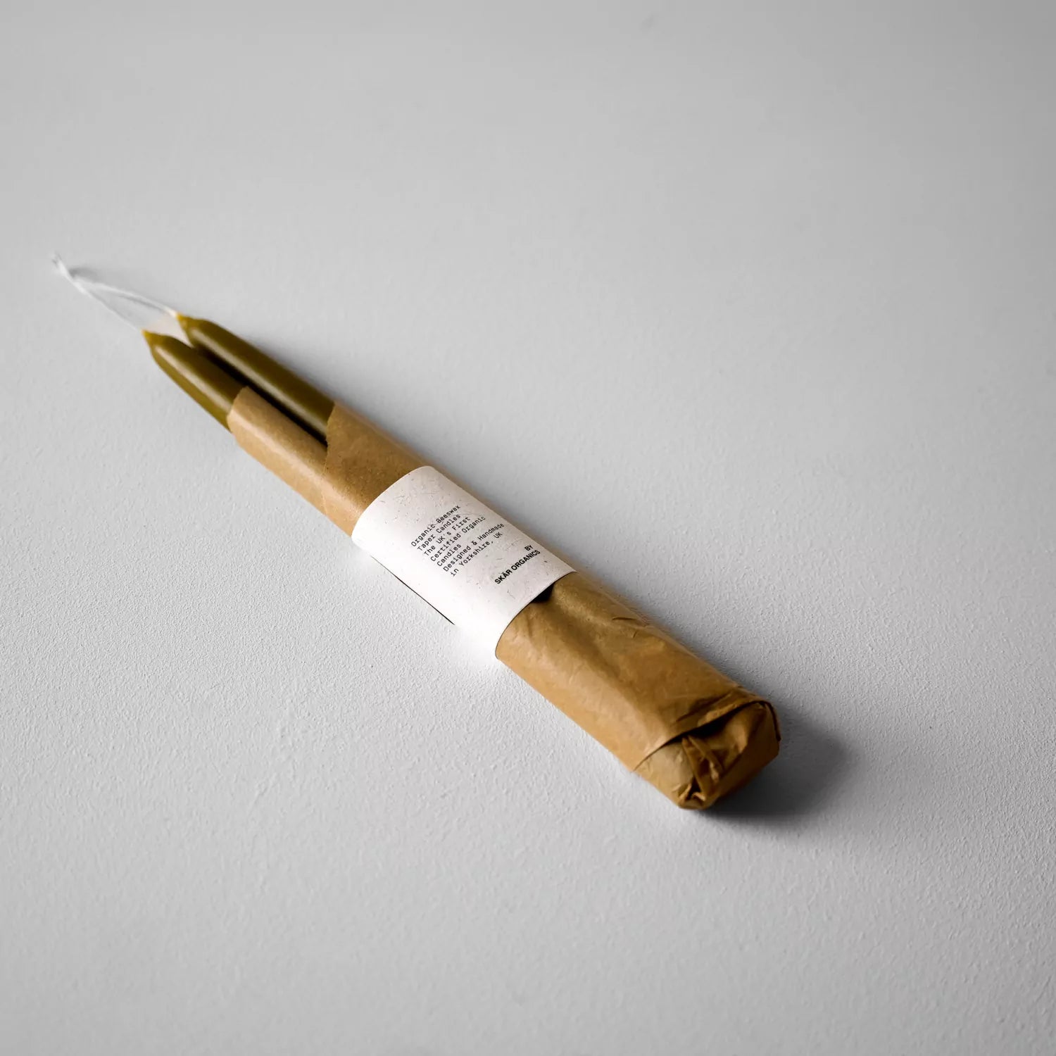 The UK’s first & only certified organic beeswax candles. Hand dipped candles from
Skär Organics, made from European certified organic beeswax with an unbleached GOTS certified organic cotton wick.