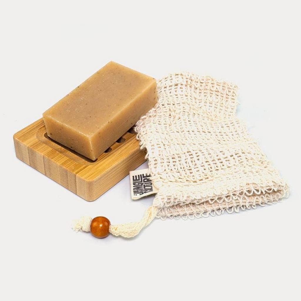 Sisal Soap Bag | Natural Fibre Mesh Soap Pouch Sack