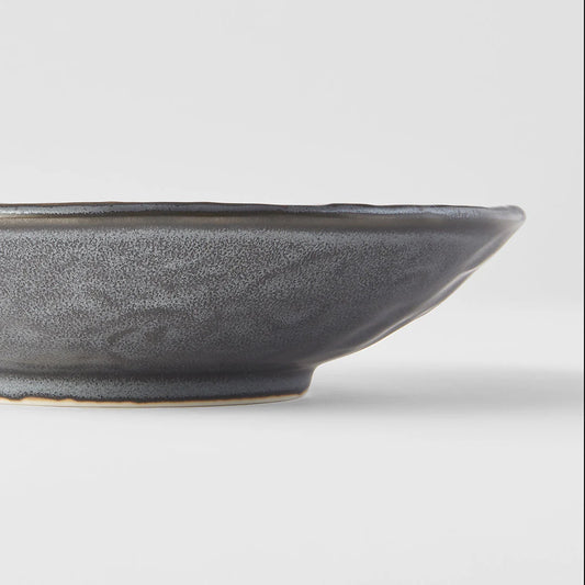 Black Pearl Shallow Open Bowl 24cm