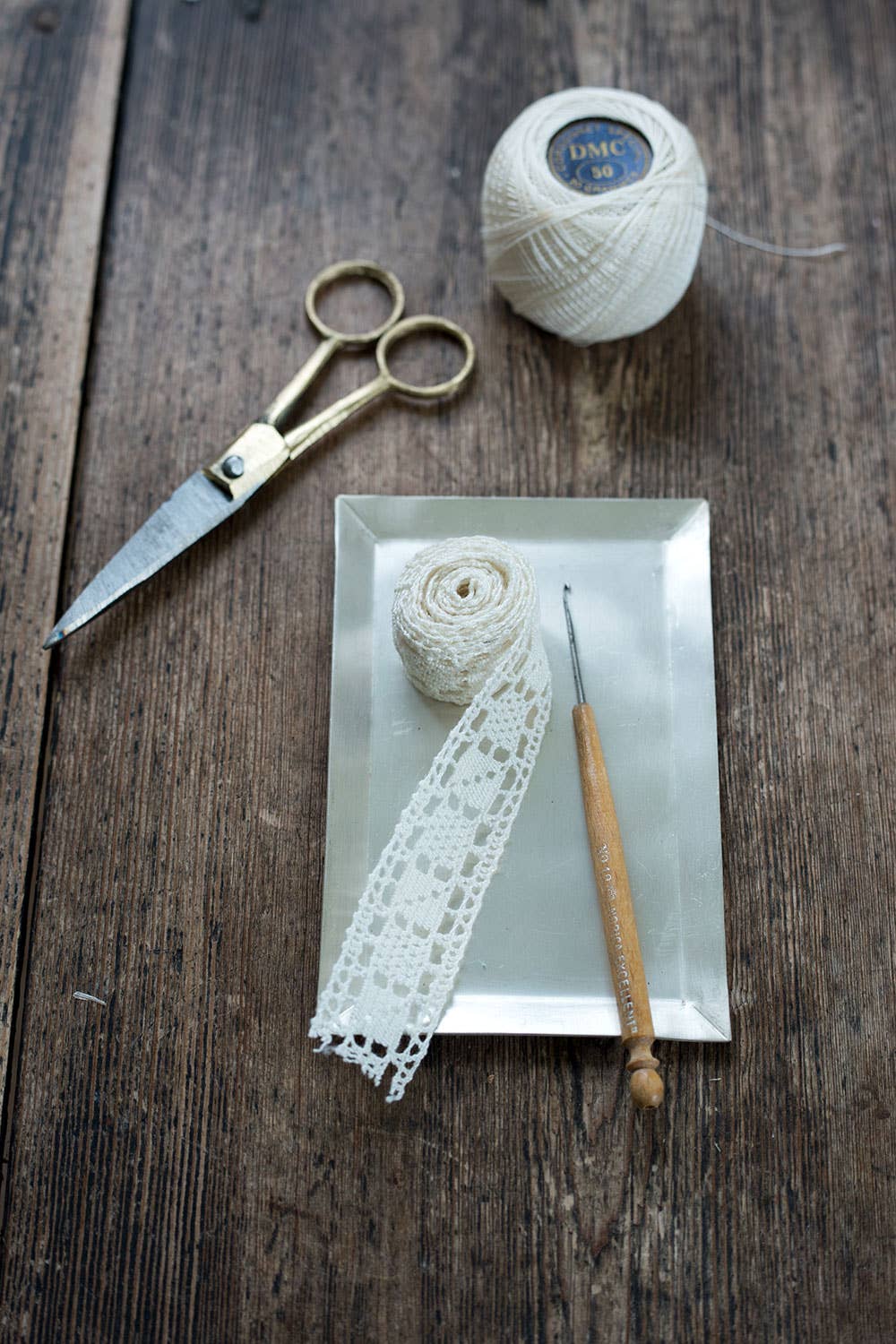 Brass Handle Scissors