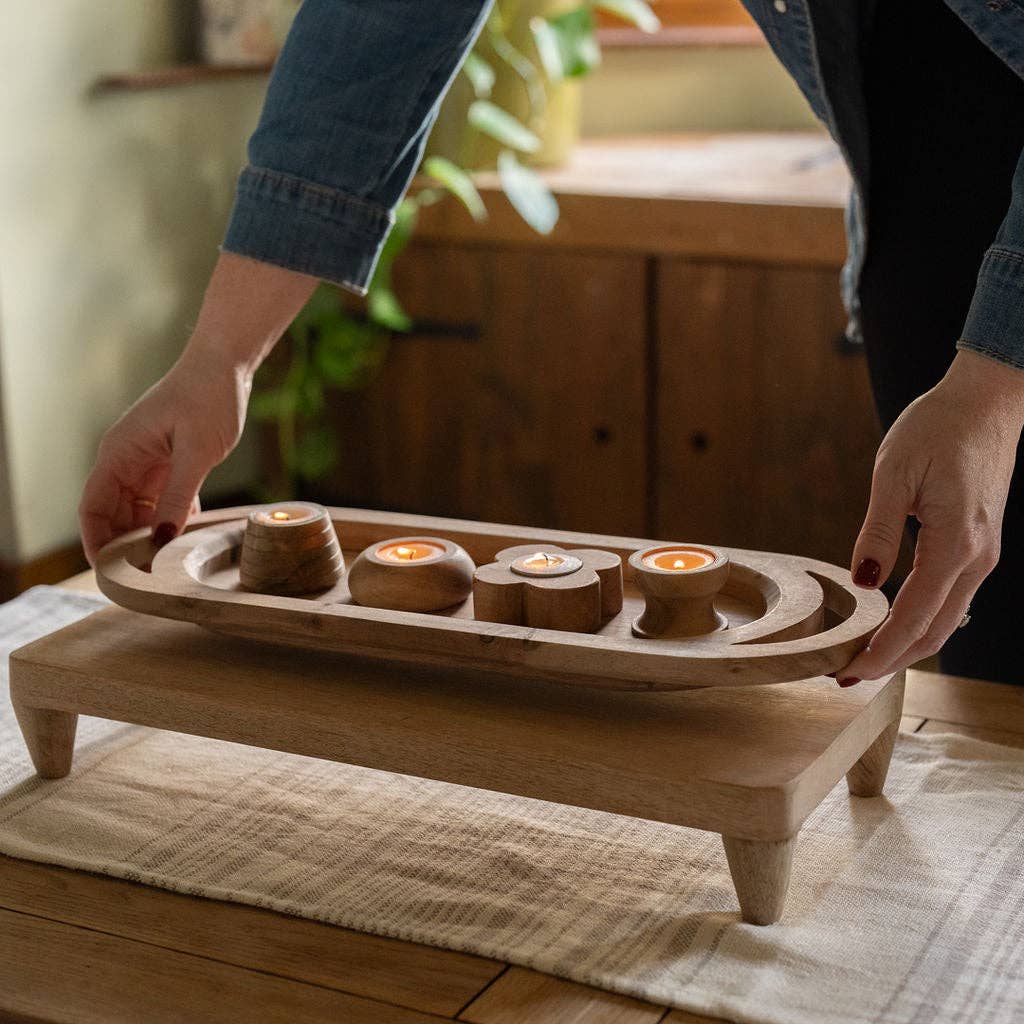 Beynac Wooden Table Riser