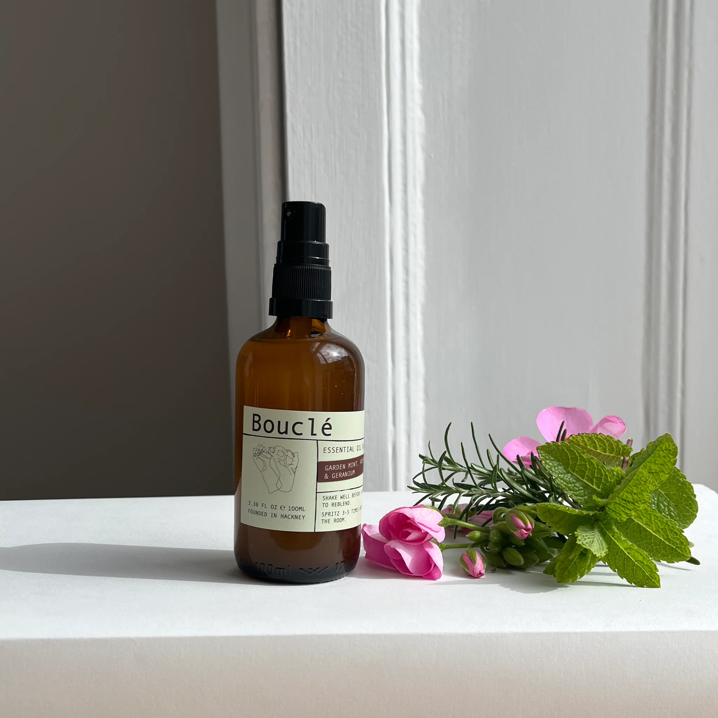 Bouclé Garden Mint, Rosemary & Geranium Room Spray