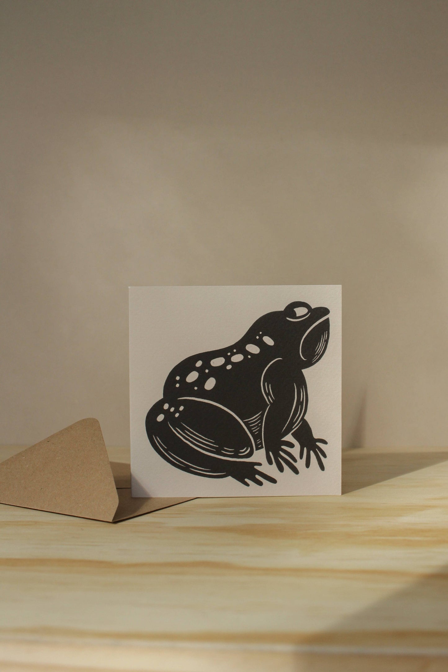 'The Grumpy Frog' Animal Card