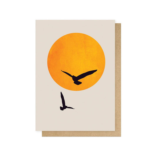 Birds In The Sky Greetings Card