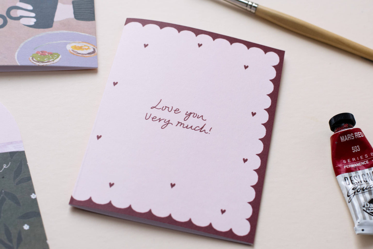 'Love You Very Much' Traditional Valentines Card