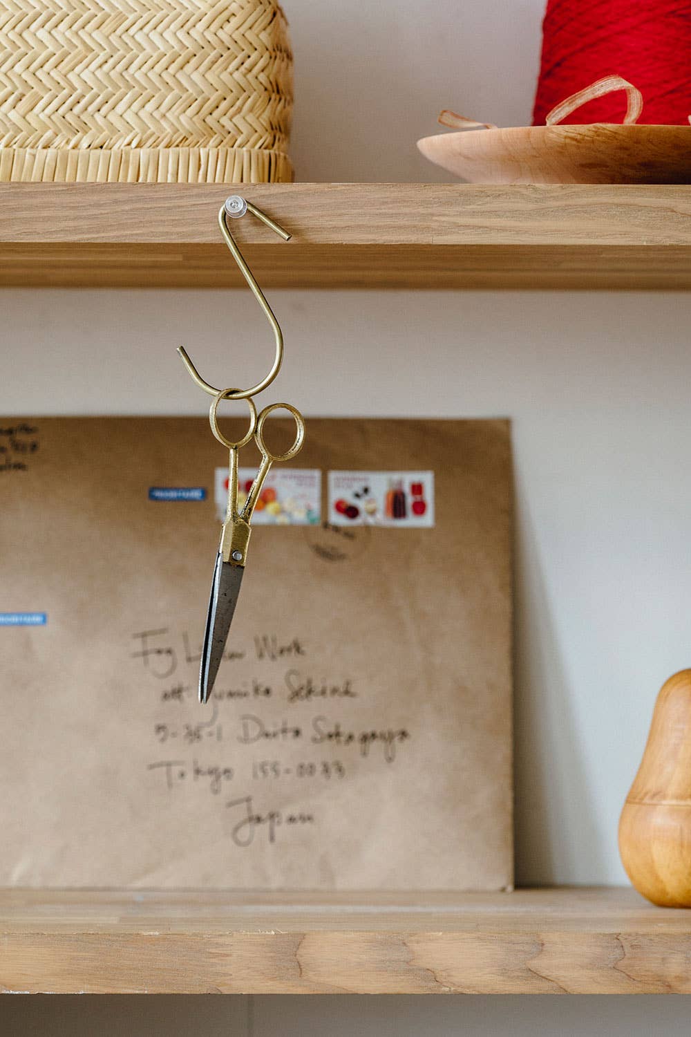 Brass Handle Scissors
