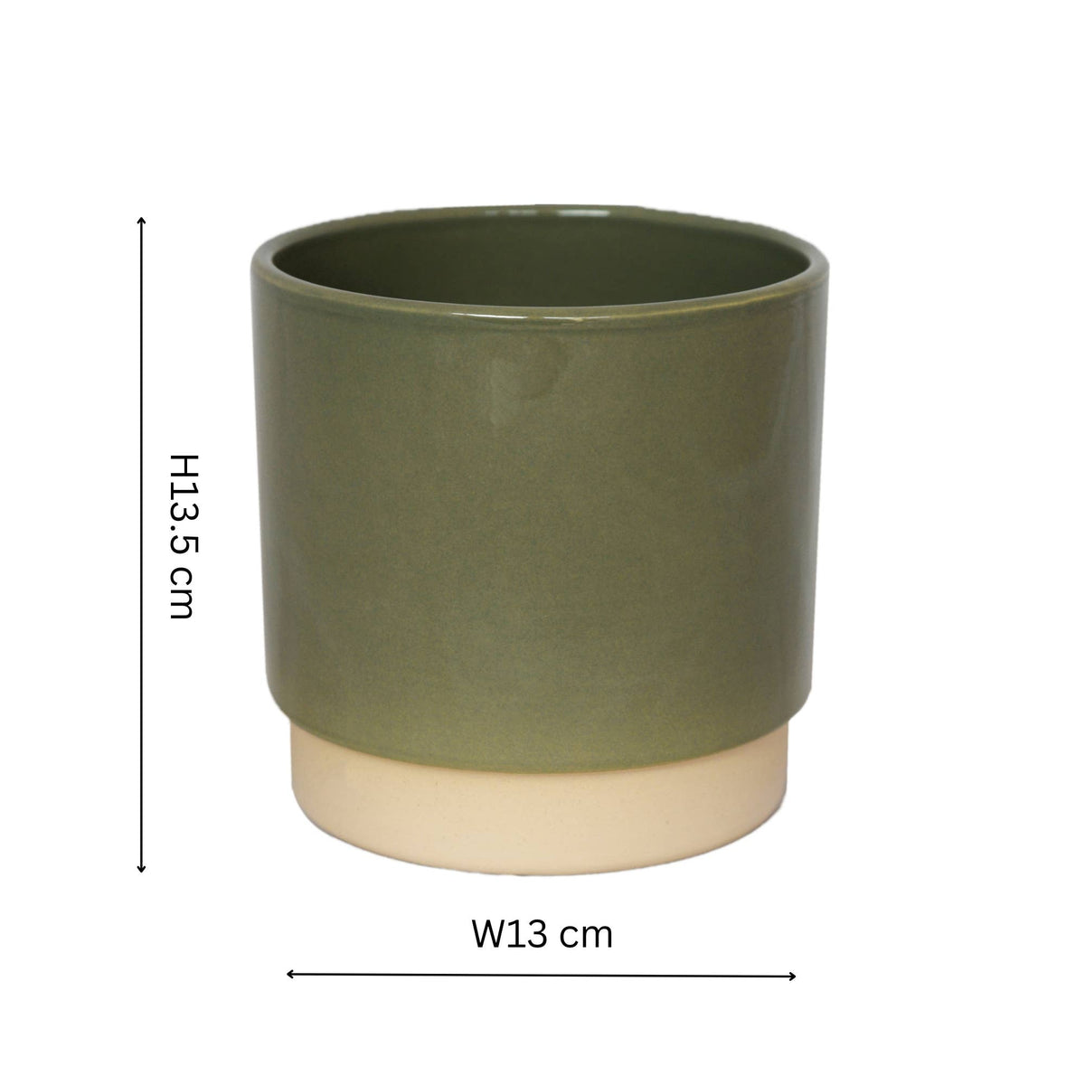 Enos Ceramic Indoor Plant Pot - Large