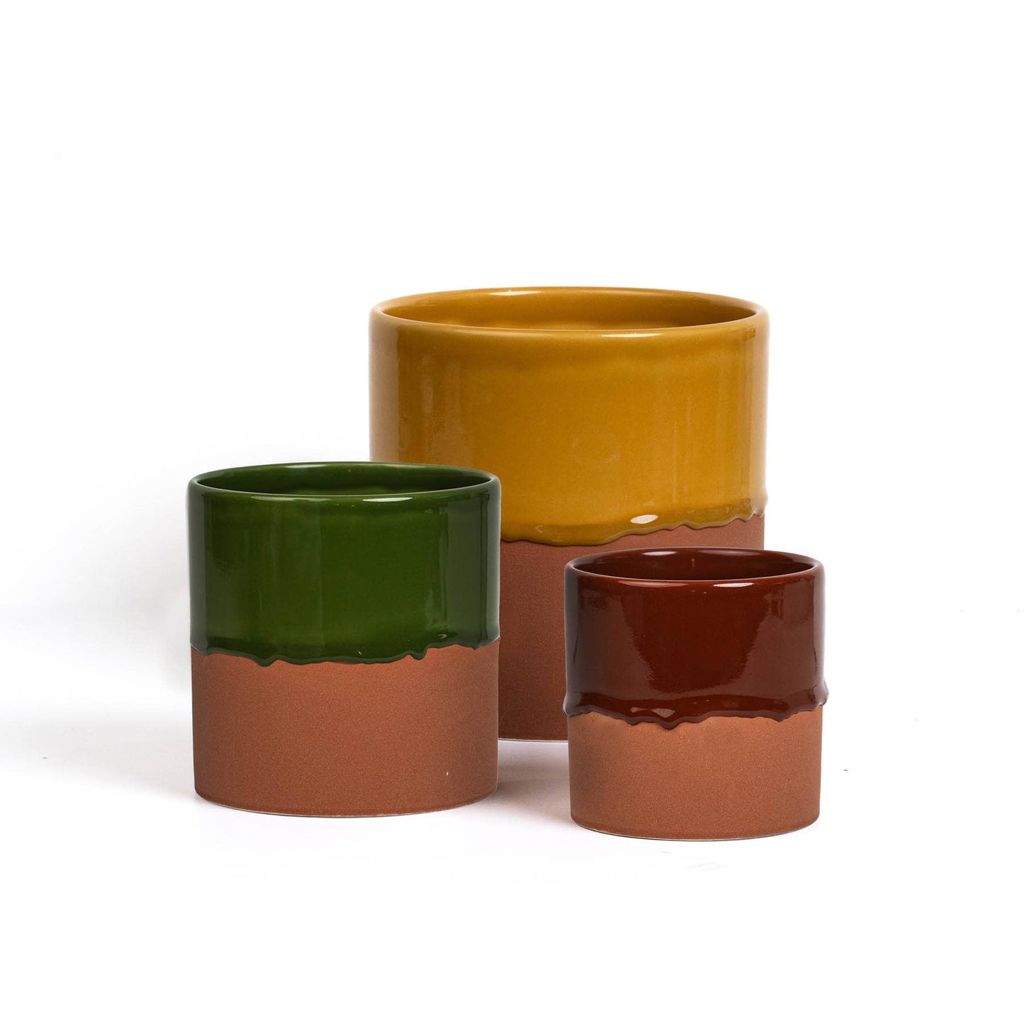 Drip Ceramic Planter Large - Honey T by YOD&CO