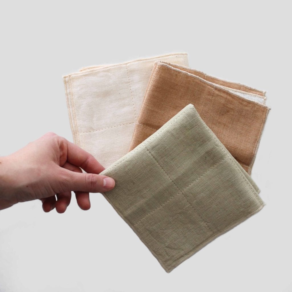 These Organic Cotton Face Towels are 100% Organic Cotton and 100% Naturally made in Japan