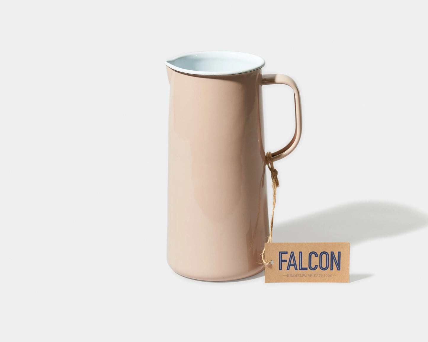 Falcon Enamelware jug for pouring water, drinks or as a vase for displaying flowers Marie Rose