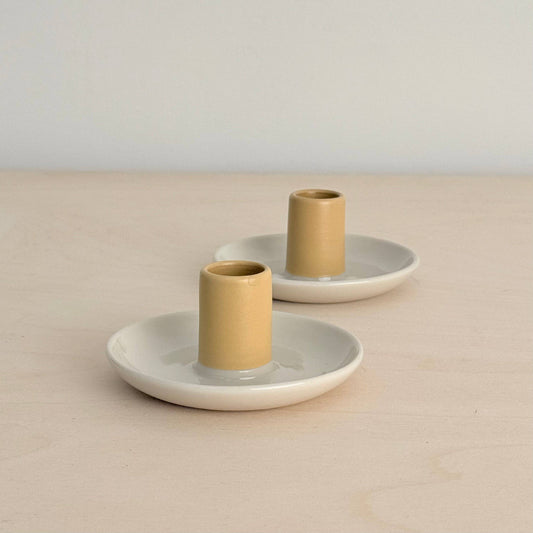 Candle Holder - Mustard