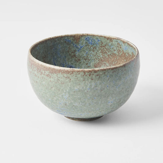 Green Fade U-shaped Bowl 11cm - Made in Japan