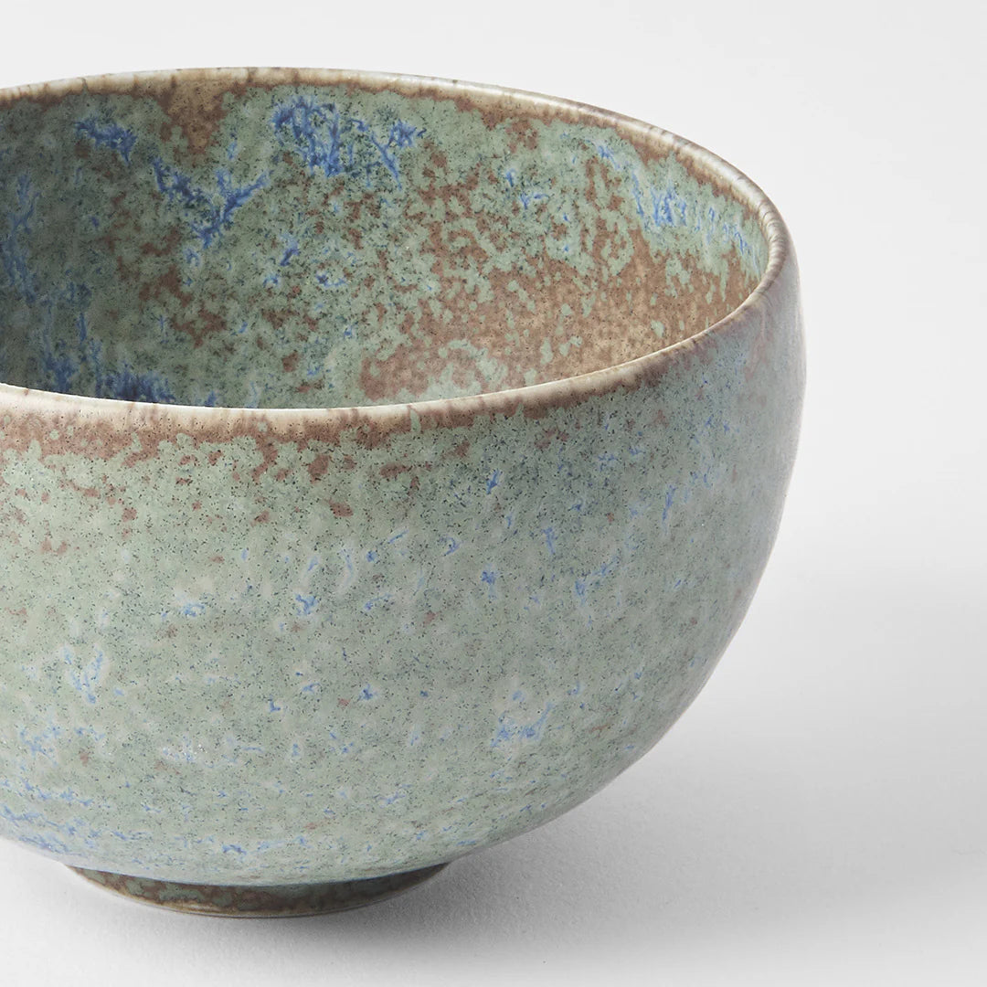 Green Fade U-shaped Bowl 11cm - Made in Japan