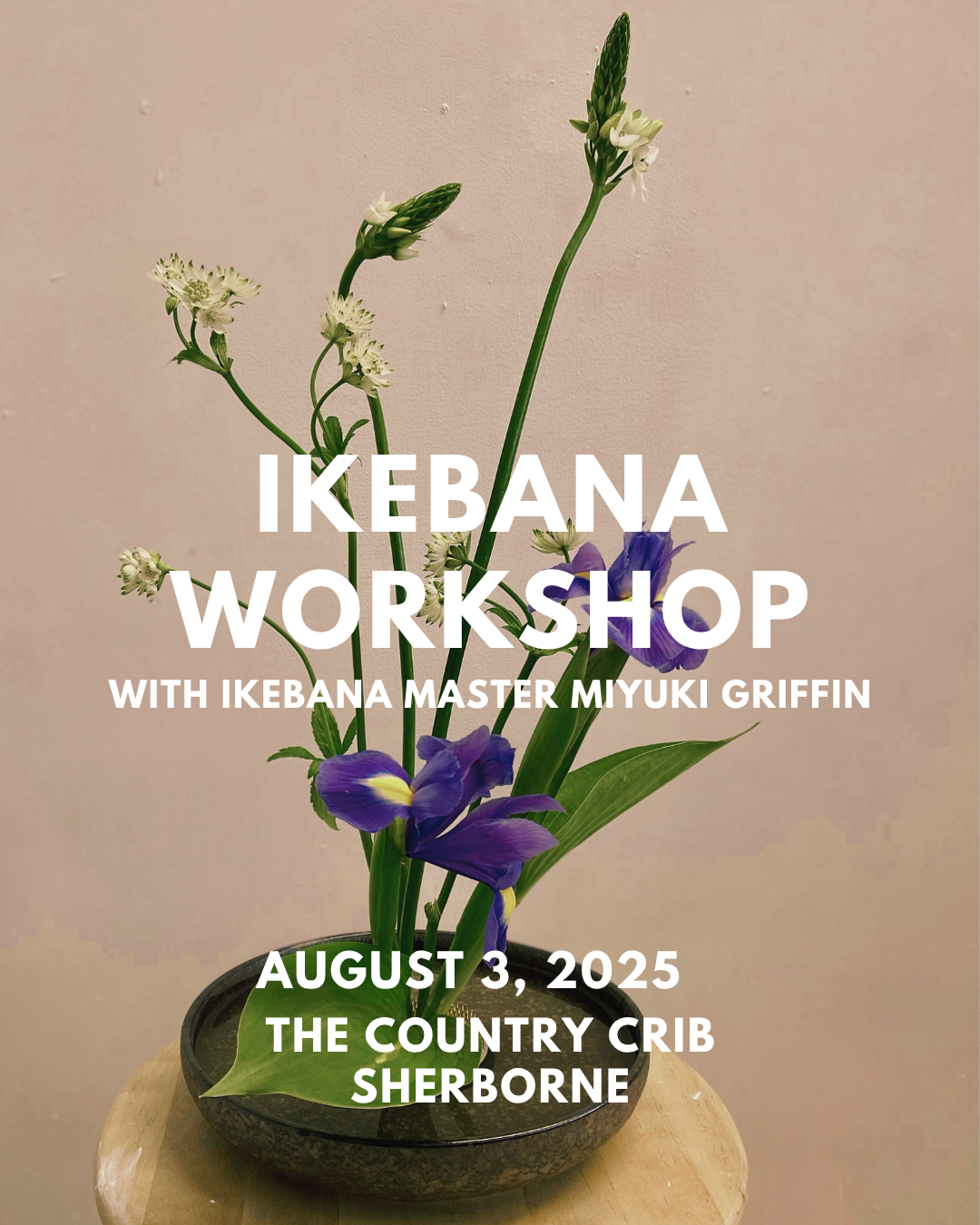 Ohara Ikebana Workshop at The Country Crib, Sherborne