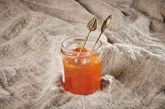 nkuku Leaf Spoon Gift Set - Antique Brass (Set of 2)