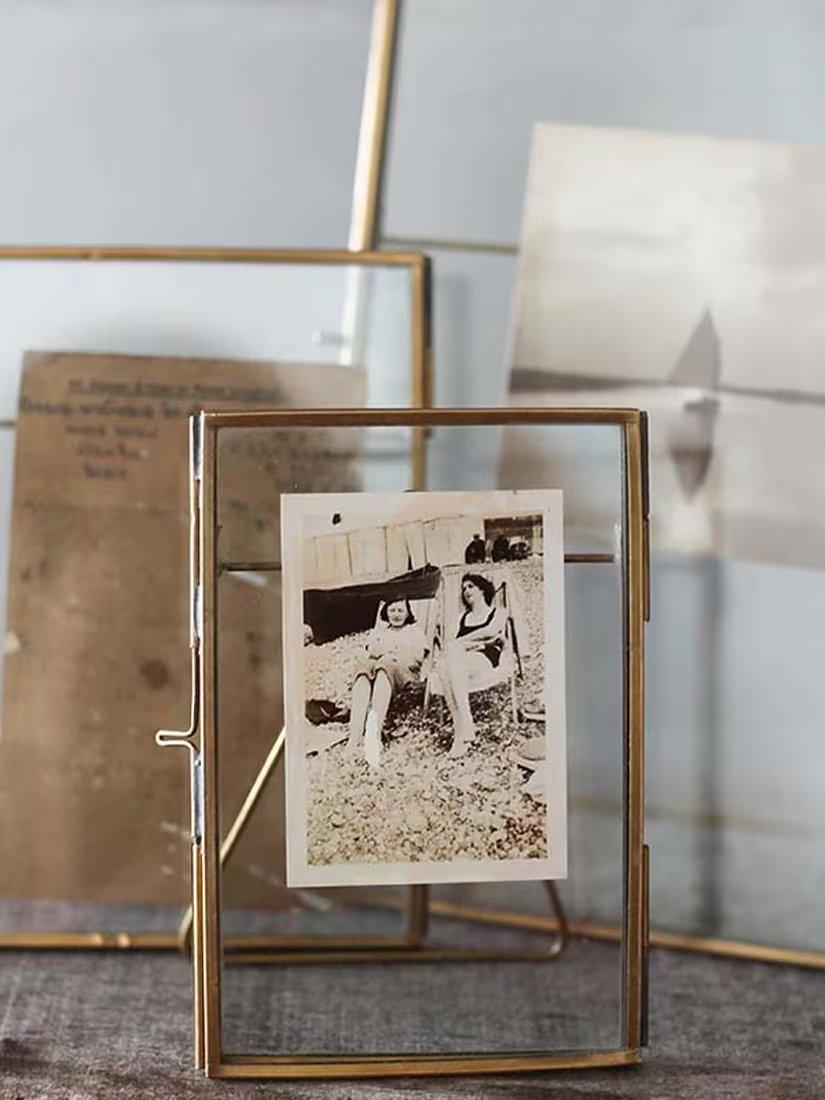 nkuku Antique Danta Brass Frame